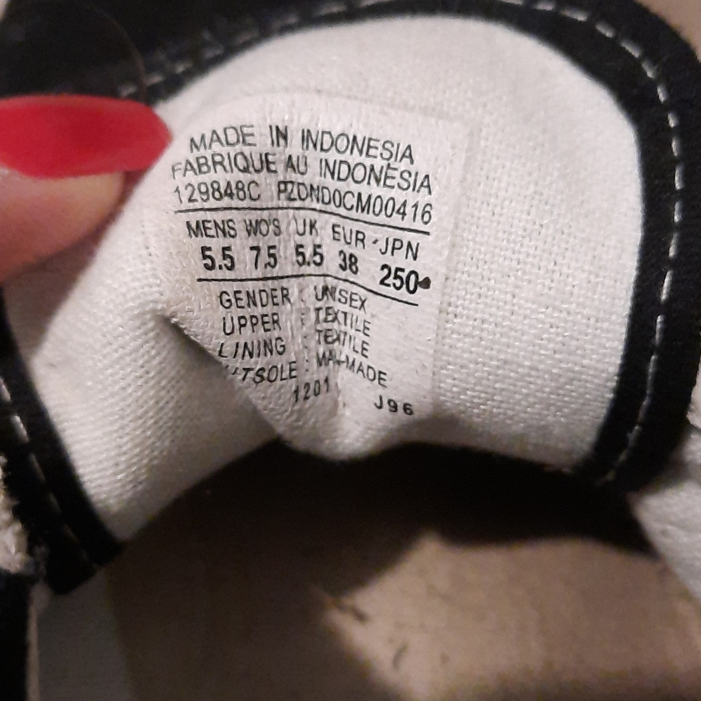 Vans Size 5.5 (S5) - Picture 3 of 3